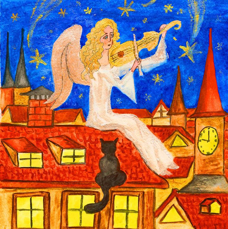 Original Fantasy Painting by Irina Afonskaya