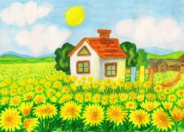 Print of Fine Art Home Paintings by Irina Afonskaya