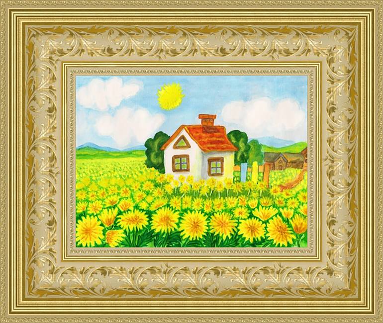 Original Home Painting by Irina Afonskaya