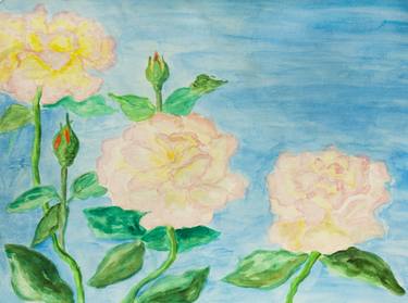 Original Fine Art Floral Paintings by Irina Afonskaya