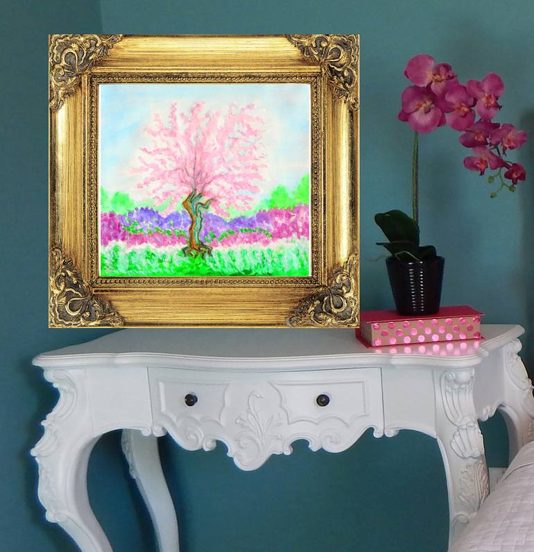 Original Fine Art Tree Painting by Irina Afonskaya