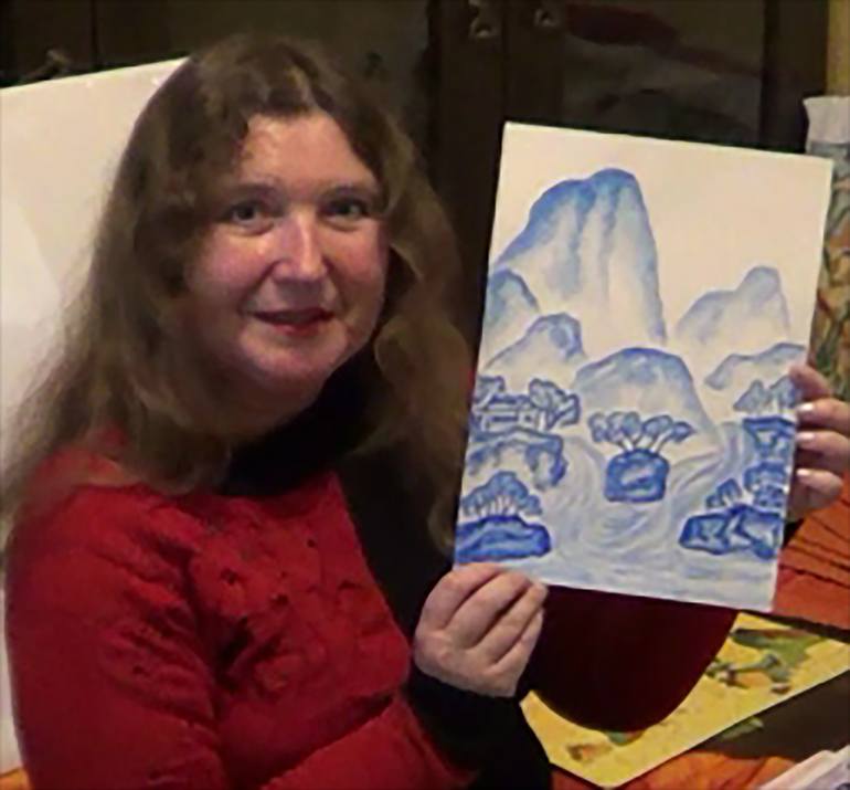 Original Figurative Landscape Painting by Irina Afonskaya