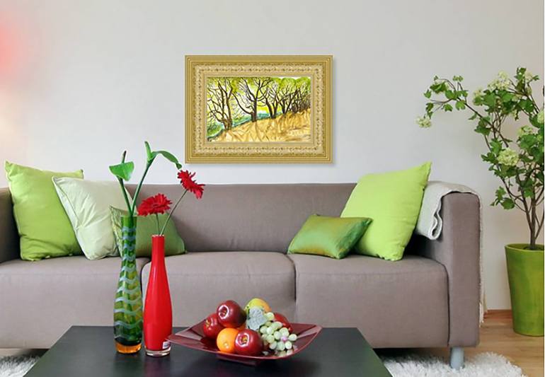 Original Fine Art Tree Painting by Irina Afonskaya