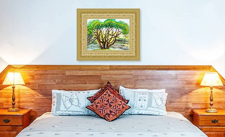 Original Fine Art Tree Painting by Irina Afonskaya