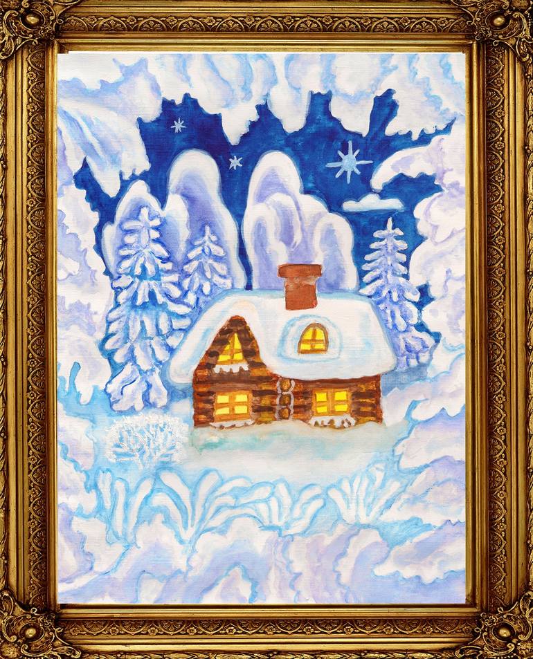 Original Home Painting by Irina Afonskaya