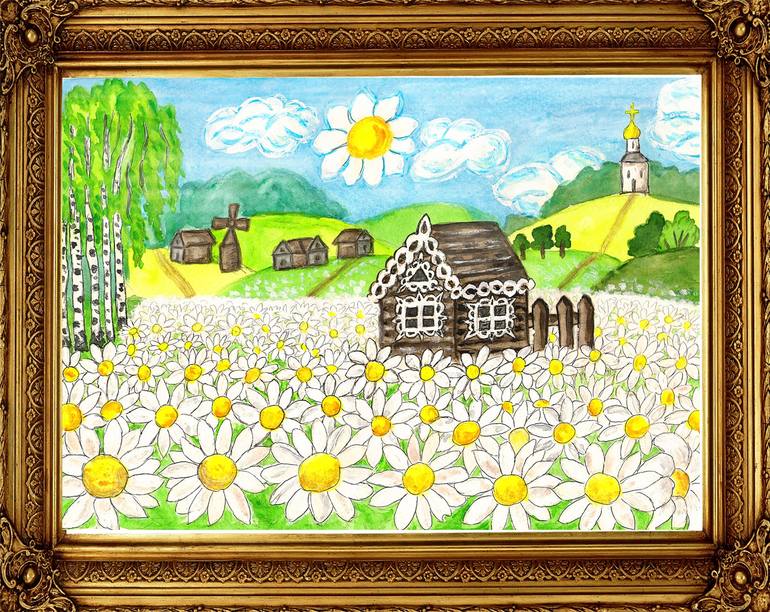 Original Home Painting by Irina Afonskaya