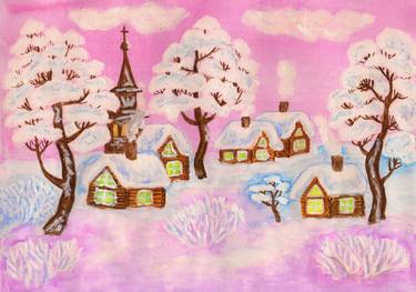 Print of Seasons Paintings by Irina Afonskaya