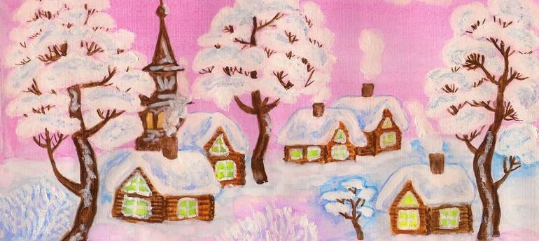 Original Seasons Painting by Irina Afonskaya