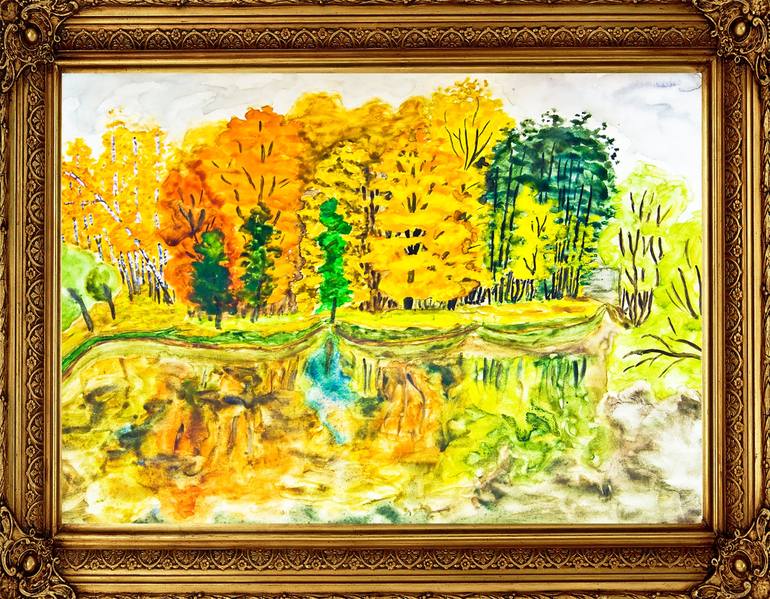 Original Seasons Painting by Irina Afonskaya