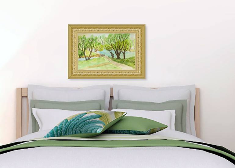 Original Fine Art Landscape Painting by Irina Afonskaya