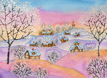 Original Fine Art Seasons Paintings by Irina Afonskaya