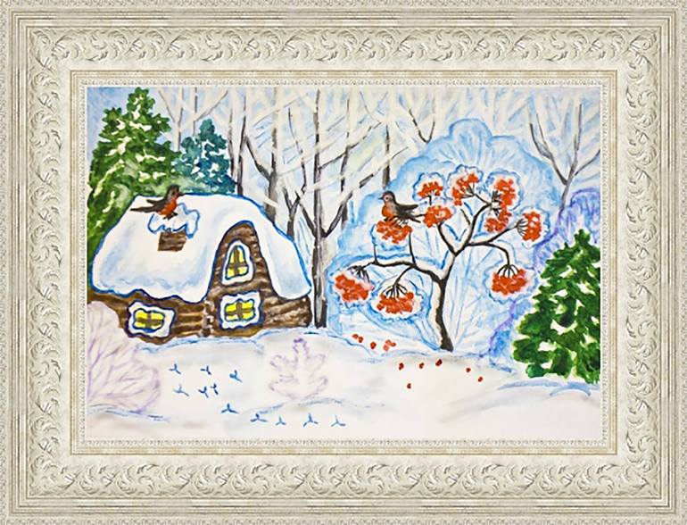 Original Seasons Painting by Irina Afonskaya