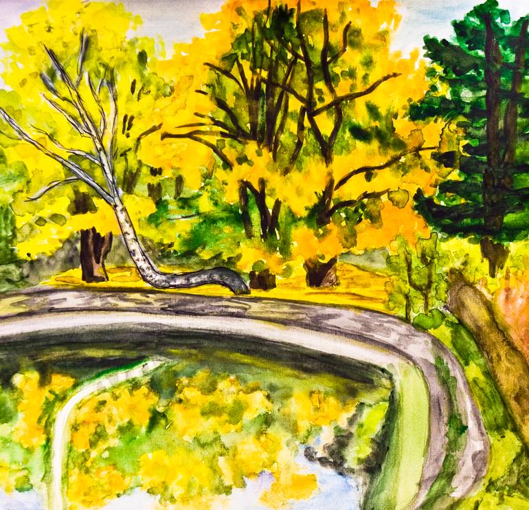 Original Other Landscape Painting by Irina Afonskaya
