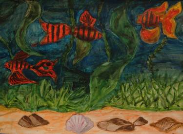 Original Fine Art Fish Paintings by Irina Afonskaya