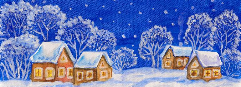 Original Seasons Painting by Irina Afonskaya