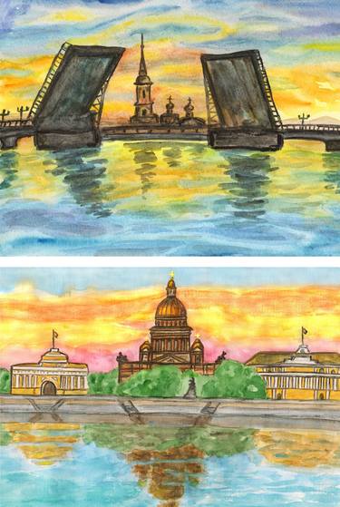 Two pictures of Saint Petersburg thumb