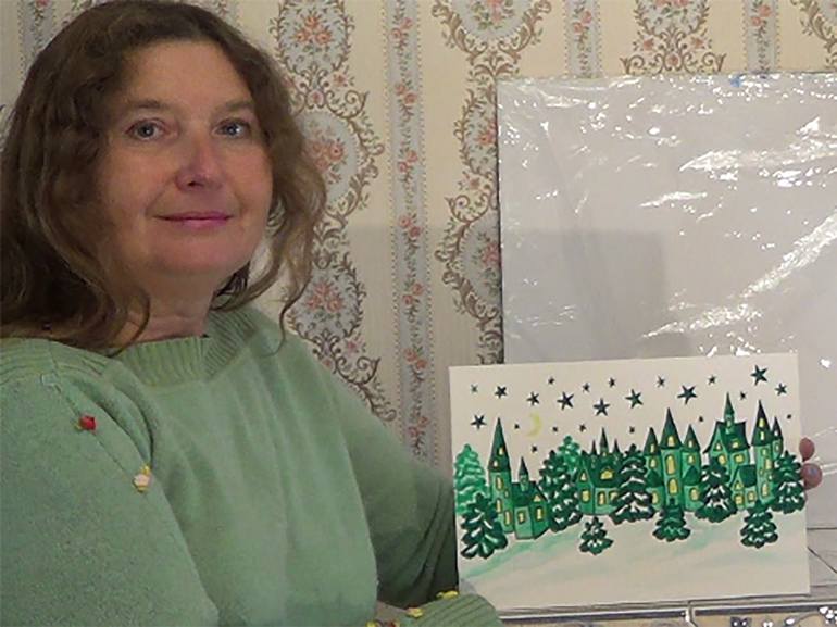 Original Fine Art Seasons Painting by Irina Afonskaya