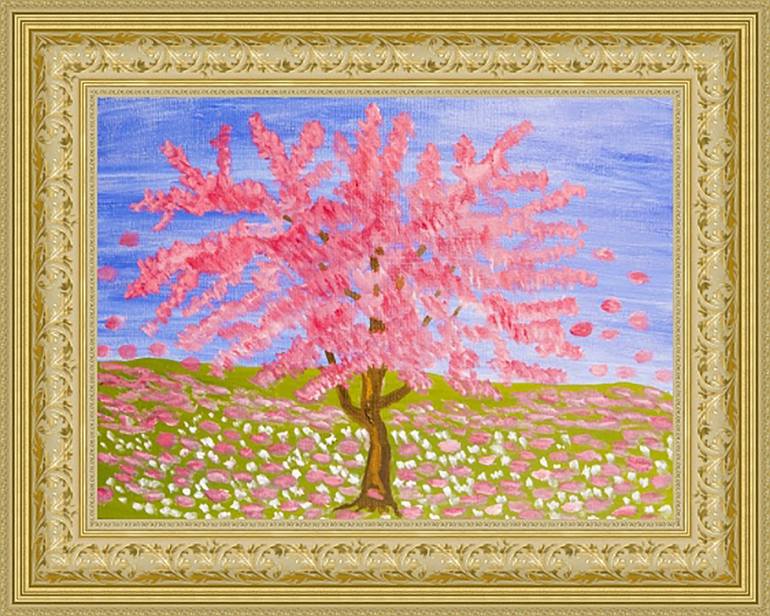 Original Fine Art Tree Painting by Irina Afonskaya