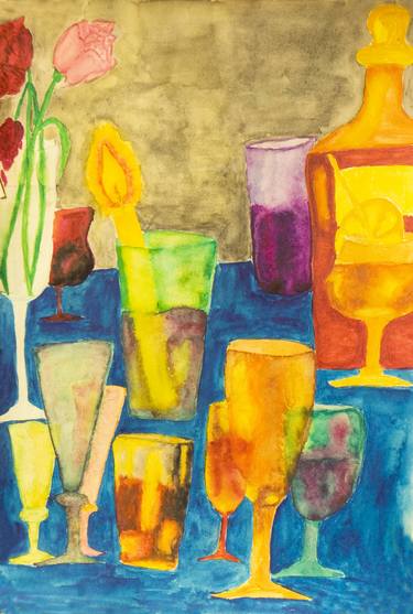 Original Fine Art Food & Drink Paintings by Irina Afonskaya