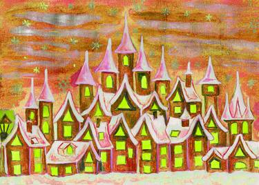 Dreamstown in yellow and red colours thumb