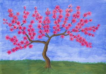 Original Fine Art Tree Paintings by Irina Afonskaya