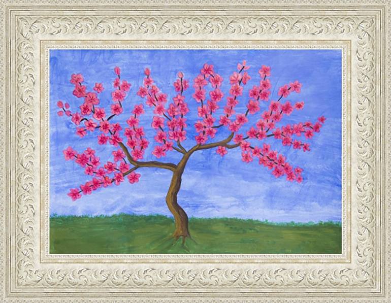 Original Tree Painting by Irina Afonskaya