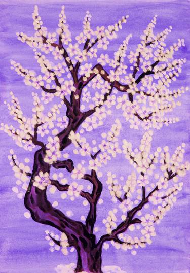 Original Fine Art Tree Printmaking by Irina Afonskaya