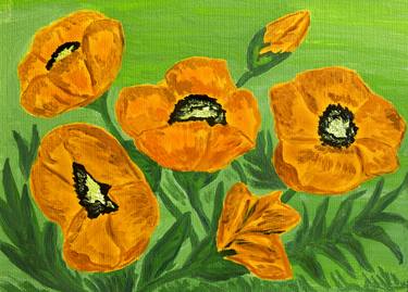 Original Fine Art Floral Printmaking by Irina Afonskaya