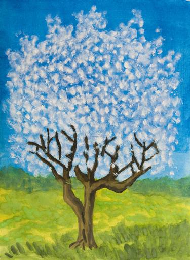 Original Fine Art Tree Paintings by Irina Afonskaya