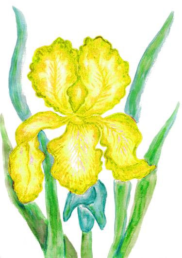 Original Fine Art Floral Printmaking by Irina Afonskaya