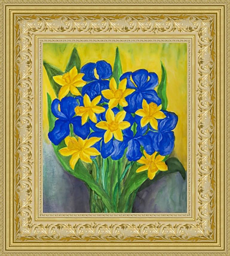 Original Fine Art Floral Painting by Irina Afonskaya