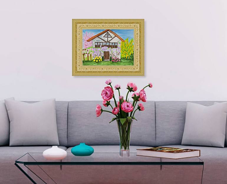 Original Home Painting by Irina Afonskaya