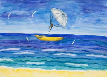 Print of Realism Seascape Paintings by Irina Afonskaya