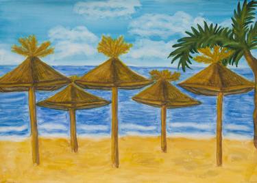 Original Beach Paintings by Irina Afonskaya