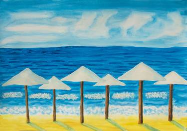 Print of Beach Paintings by Irina Afonskaya