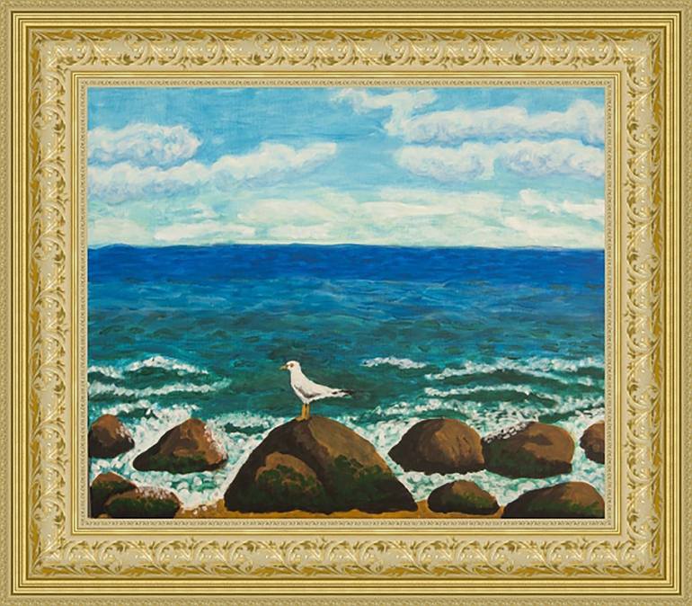 Original Realism Seascape Painting by Irina Afonskaya