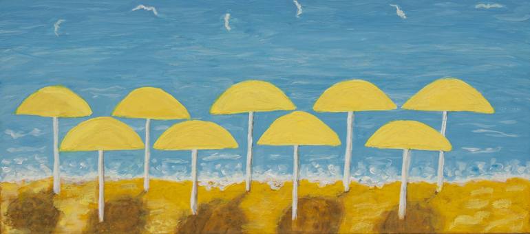 Original Beach Painting by Irina Afonskaya