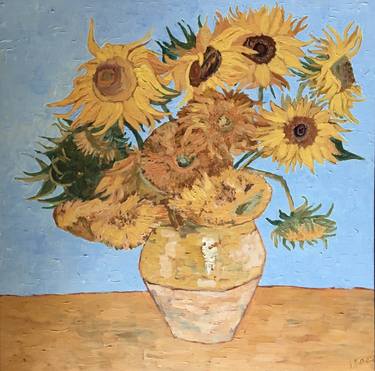 Van Gogh Sunflowers by Lynda Manson thumb
