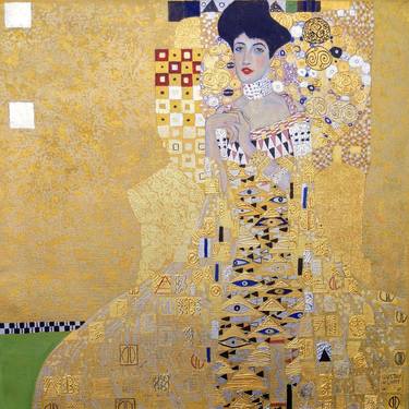 Woman in Gold  After Gustav Klimt Old Masters thumb