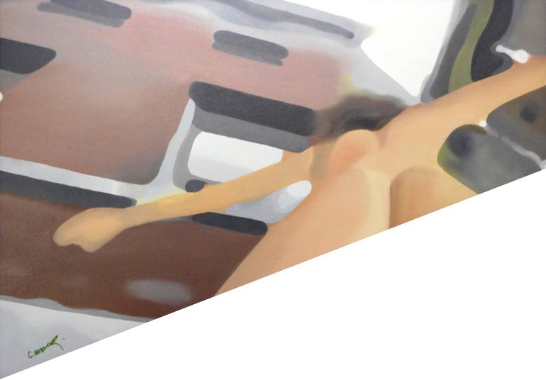 Original Contemporary Nude Paintings by Cem Basarir