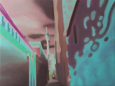 Original Abstract Expressionism Fantasy Paintings by Cem Basarir