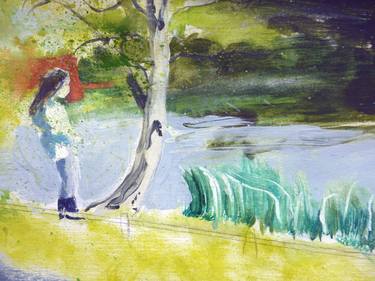 Original Expressionism Kids Paintings by Sheila Chapman