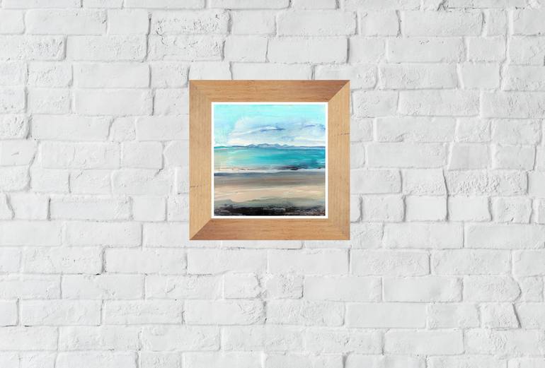 Original Expressionism Beach Painting by Sheila Chapman