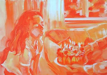 Print of Figurative People Paintings by Sheila Chapman
