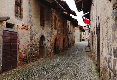 a medieval unspoiled street thumb