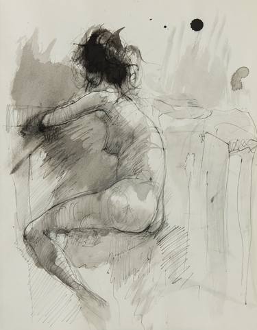 Nude Woman with her back turned thumb