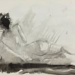 On the bed with her back turned by Mihail Ivanov