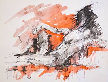 Print of Figurative Body Drawings by Mihail Ivanov