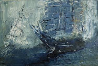 Print of Abstract Ship Paintings by Mihail Ivanov