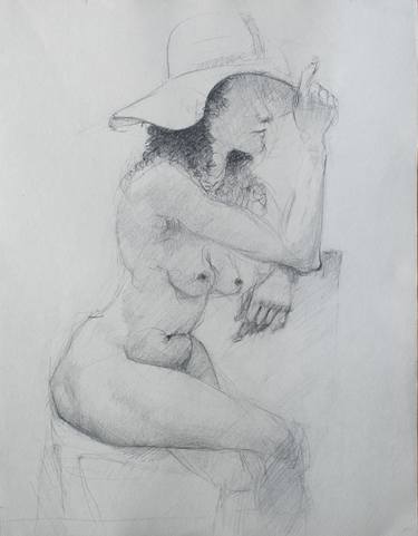 Nude Lady With A Hat thumb